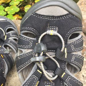 KEEN Water friendly Sandals  BIG KID Sz 5  BLACK